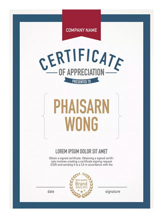 Certificate Name5